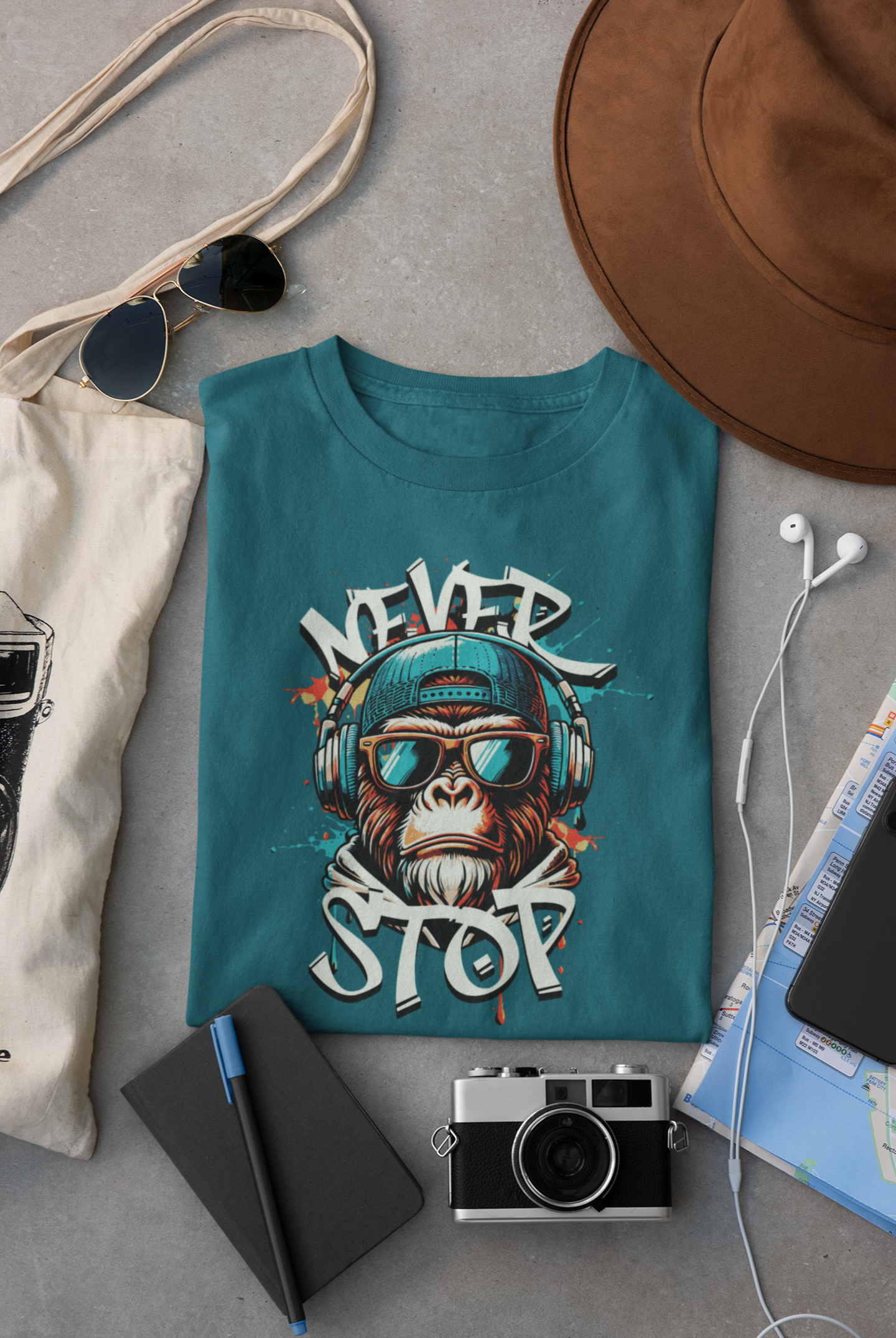 Never Stop Regular T-shirt