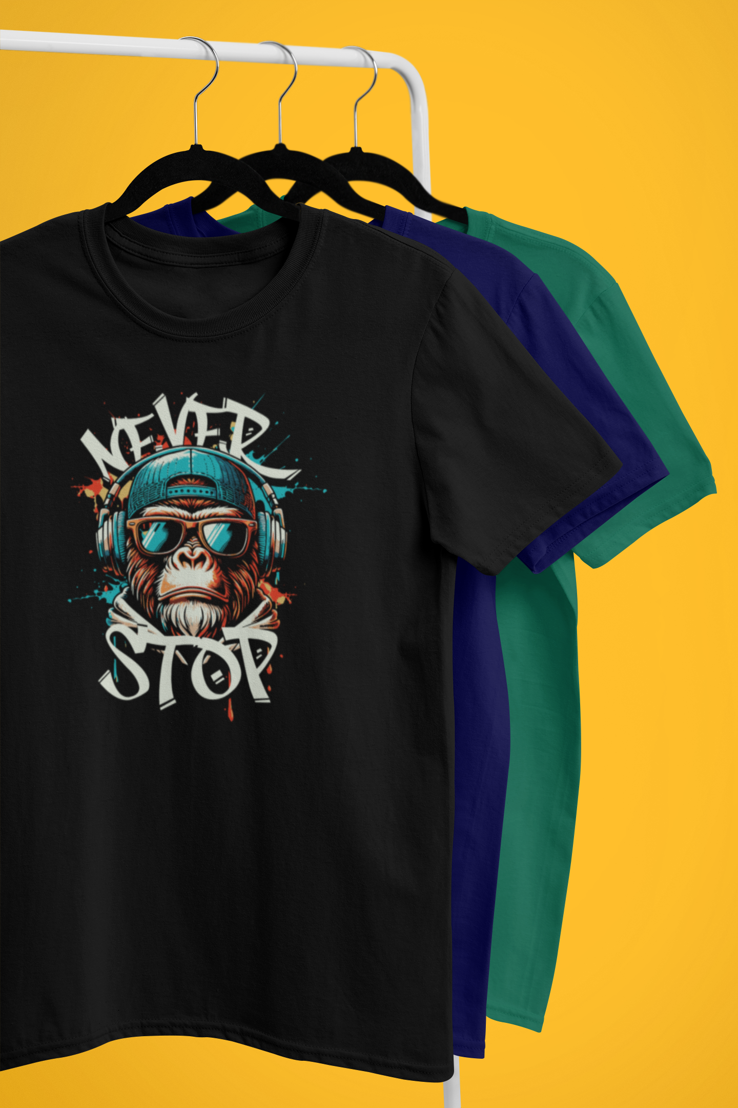 Never Stop Regular T-shirt