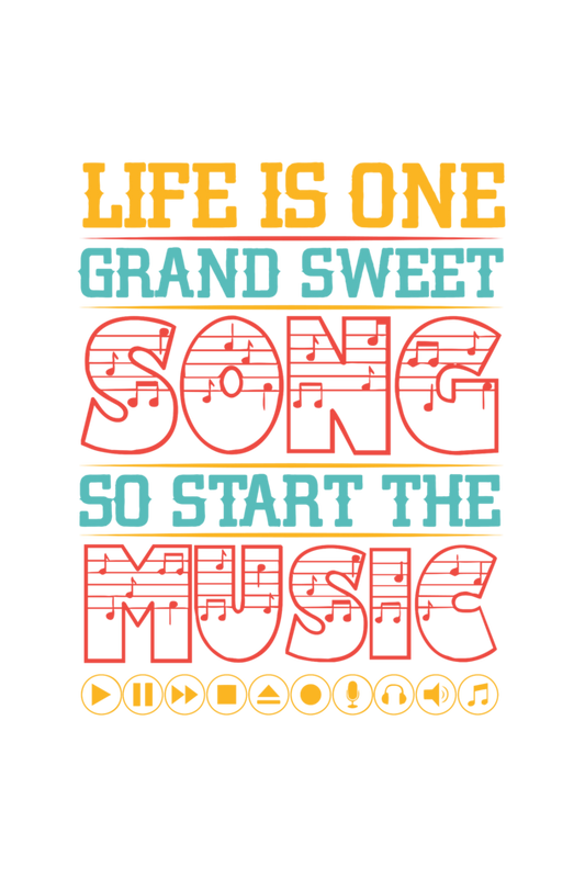 Life Is A Song Regular T-shirt