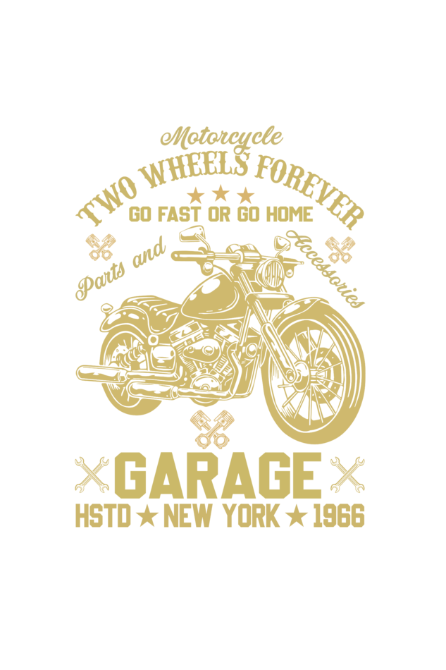 Two Wheels Forever Regular T-shirt