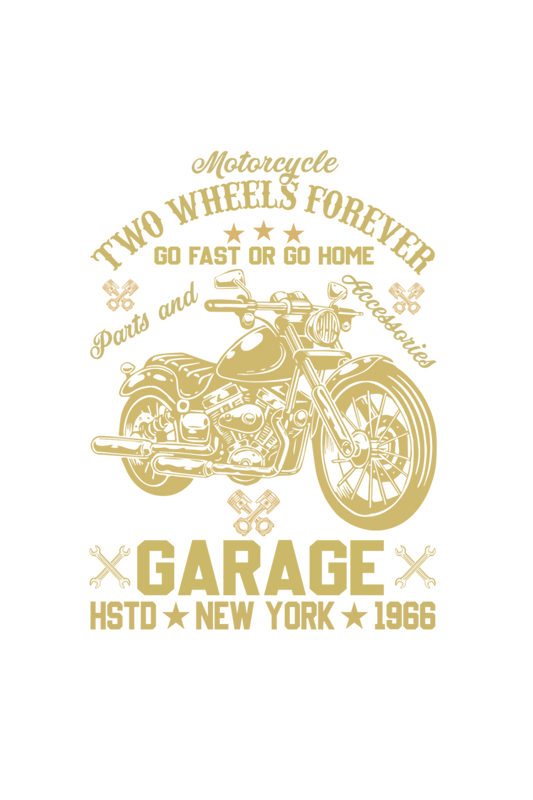 Two Wheels Forever Regular T-shirt