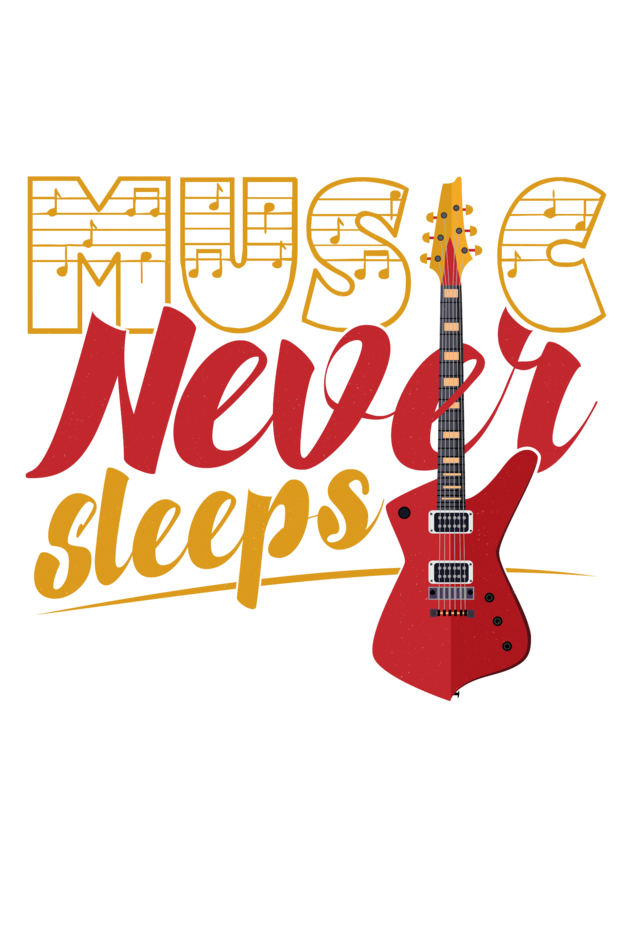 Music Never Sleeps Regular T-shirt