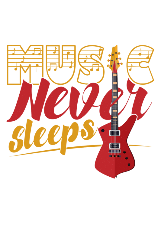 Music Never Sleeps Regular T-shirt