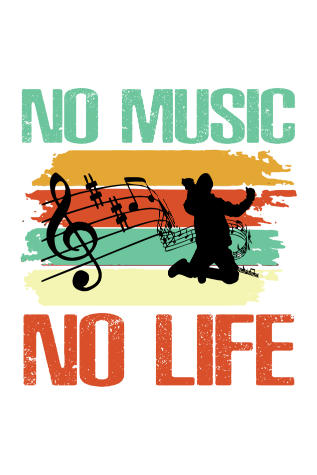 No Music No Life Regular T-shirt