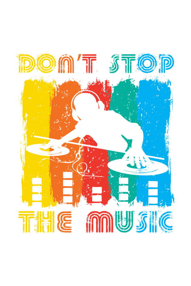 Don't Stop The Music Regular T-shirt