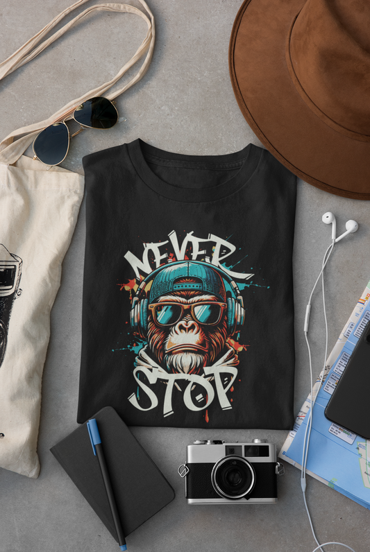 Never Stop Regular T-shirt