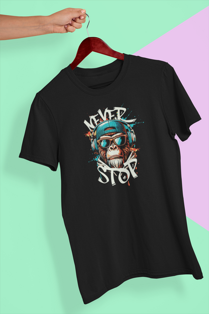 Never Stop Regular T-shirt