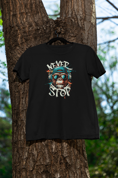 Never Stop Regular T-shirt