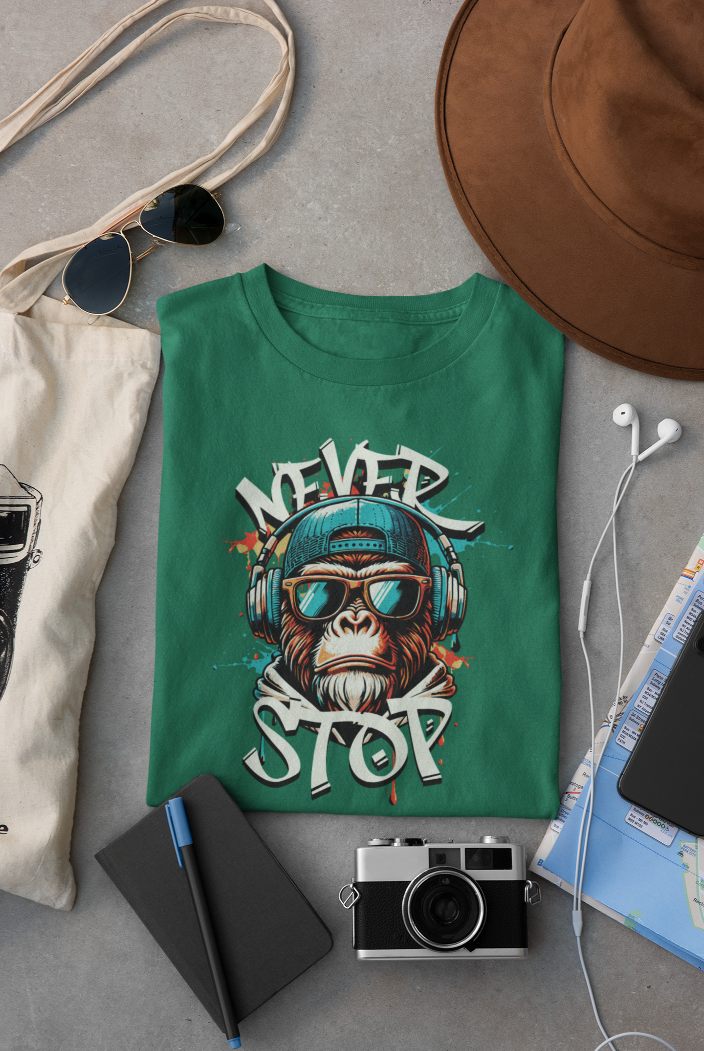 Never Stop Regular T-shirt