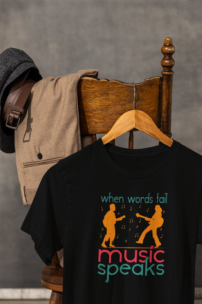 Music Speaks Regular T-shirt