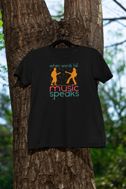 Music Speaks Regular T-shirt