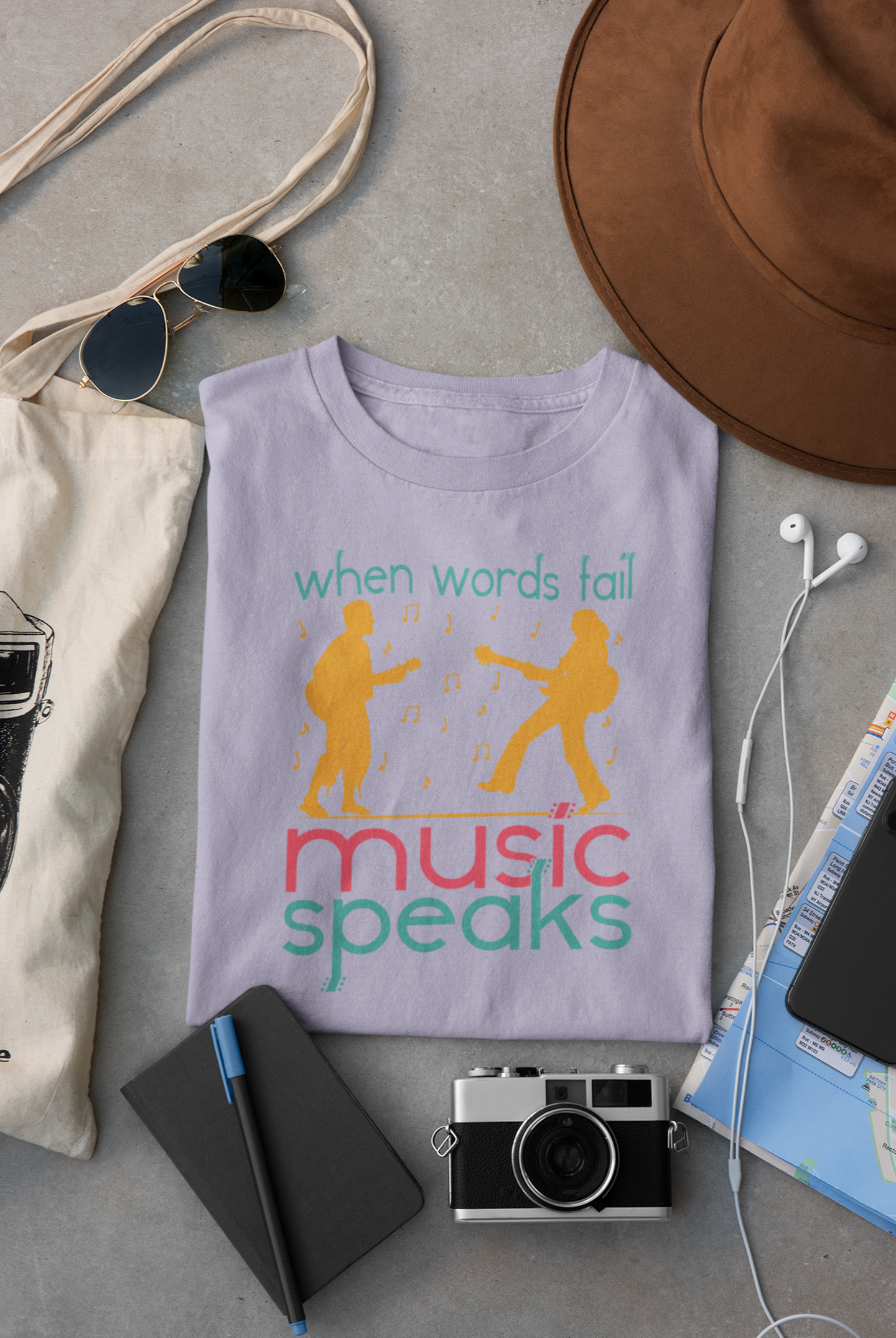 Music Speaks Regular T-shirt