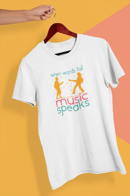 Music Speaks Regular T-shirt