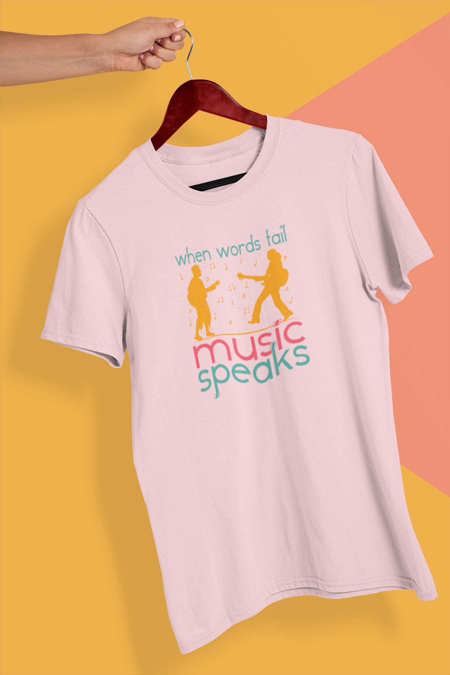 Music Speaks Regular T-shirt