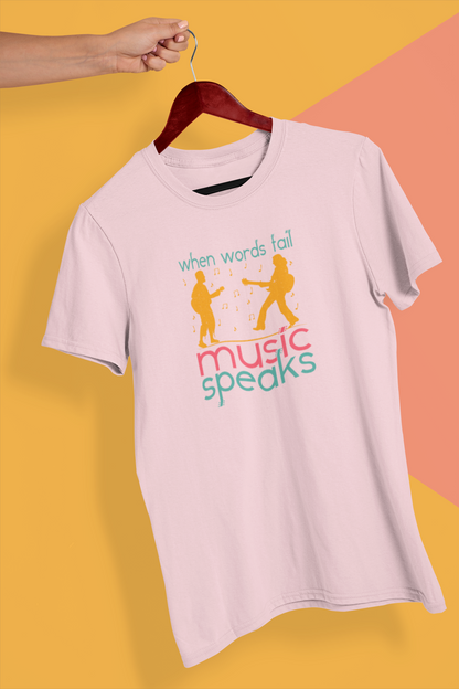 Music Speaks Regular T-shirt