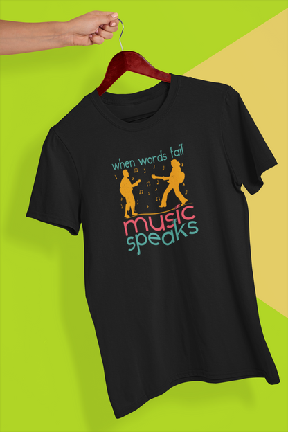 Music Speaks Regular T-shirt